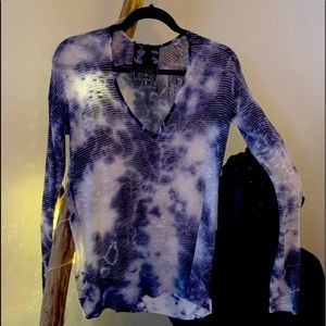 EUC Young, Fabulous & Broke Tie Dye Top